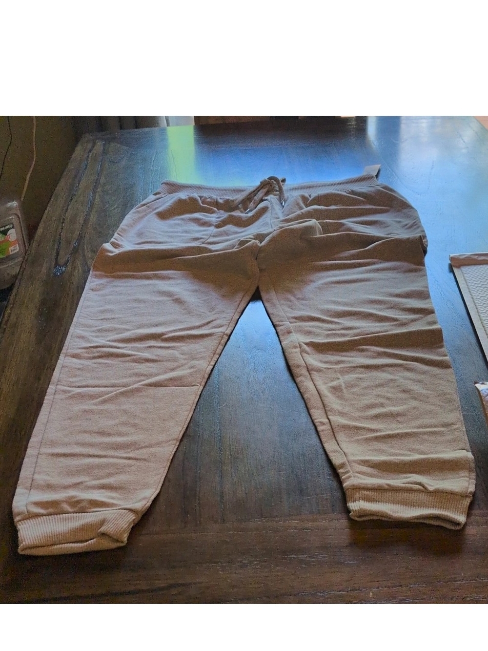 Zone Pro Women's Gray Jogger Pants Size L/XL Tapered Drawstring Elastic Pockets